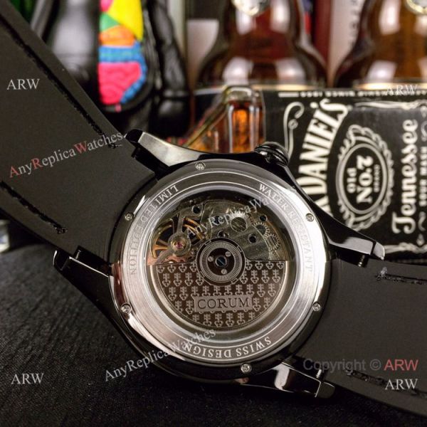 Replica Corum Bubble Skull Face Black Steel Watch 45mm Replica Corum Bubble Skull Face Black Steel Watch 45mm