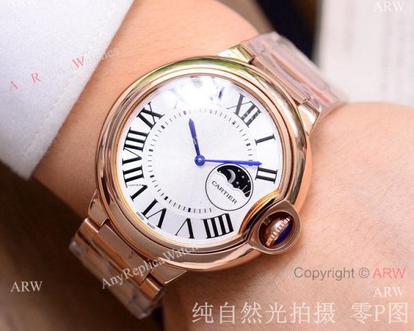 Replica Cartier Ballon Bleu de Moon phase 43mm Watch Automatic Replica Cartier Ballon Bleu de Moon phase 43mm Watch Automatic