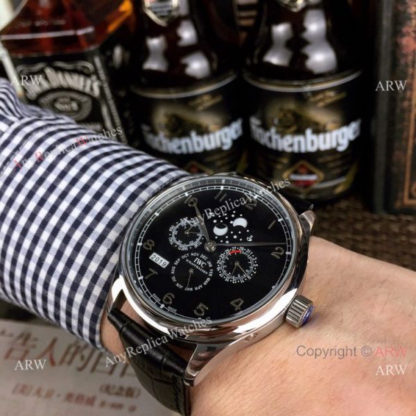 IWC Pilots Blue Dial Black Leather Strap Watch New Replica IWC Pilots Blue Dial Black Leather Strap Watch New Replica