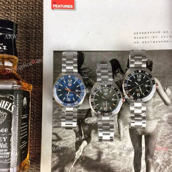 Replica TAG Heuer F1 Formula 1 Calibre 5 Men Watch Stainless Steel Blue Ceramic Replica TAG Heuer F1 Formula 1 Calibre 5 Men Watch Stainless Steel Blue Ceramic