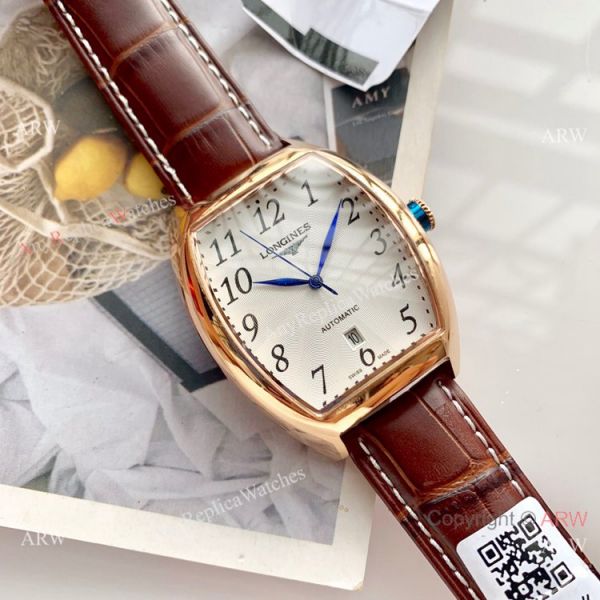 High Quality Longines Quartz Replica Watches Rose Gold Arabic Markers High Quality Longines Quartz Replica Watches Rose Gold Arabic Markers