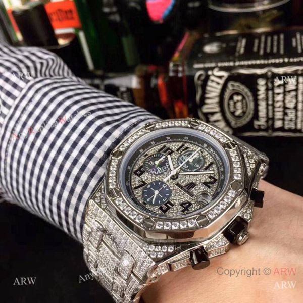 Buy Royal Oak Offshore Limited Edition AP Iced Out Replica Watch Buy Royal Oak Offshore Limited Edition AP Iced Out Replica Watch