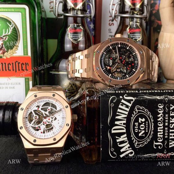 Copy Audemars Piguet Royal Oak Skeleton Rose Gold Watch 44mm Copy Audemars Piguet Royal Oak Skeleton Rose Gold Watch 44mm