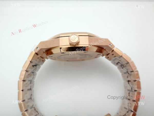 Copy Audemars Piguet Royal Oak Diamond bezel Rose Gold Watch 44MM Copy Audemars Piguet Royal Oak Diamond bezel Rose Gold Watch 44MM