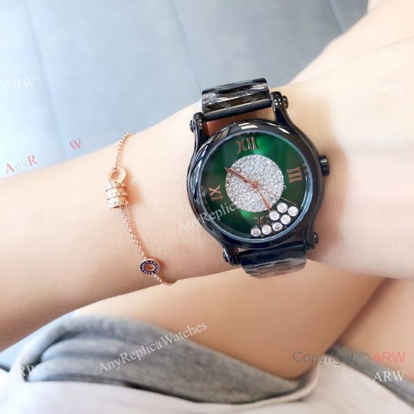 Copy Chopard Happy Sport Quartz Watch Black Case White Dial Copy Chopard Happy Sport Quartz Watch Black Case White Dial