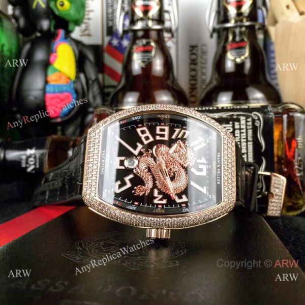 Replica Franck Muller Vanguard limited Edition Dragon King Watch SS Diamond Replica Franck Muller Vanguard limited Edition Dragon King Watch SS Diamond