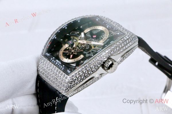 New Franck Muller Vanguard Yachting Anchor Diamond Skeleton Watch / Knock off Watches China New Franck Muller Vanguard Yachting Anchor Diamond Skeleton Watch / Knock off Watches China