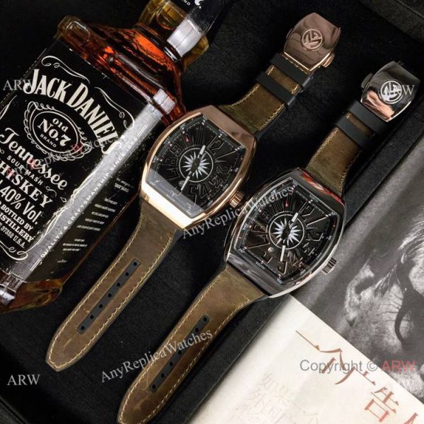 New Replica Franck Muller Vanguard Yachting watch Rose Gold Gray Gummy Strap New Replica Franck Muller Vanguard Yachting watch Rose Gold Gray Gummy Strap