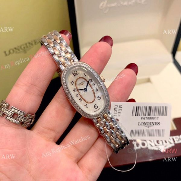 Copy Longines Equestrian Lady Watch Diamond Bezel White Roman Dial Copy Longines Equestrian Lady Watch Diamond Bezel White Roman Dial