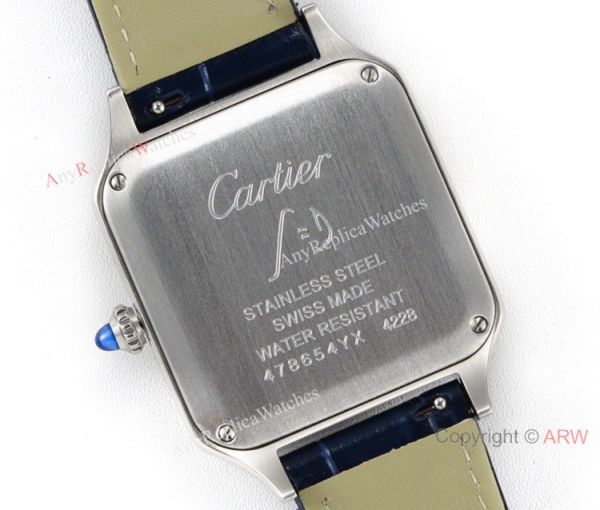 Swiss Grade 1 Cartier Santos Dumont Silver Lovers Watch New Cartier Watches Swiss Grade 1 Cartier Santos Dumont Silver Lovers Watch New Cartier Watches