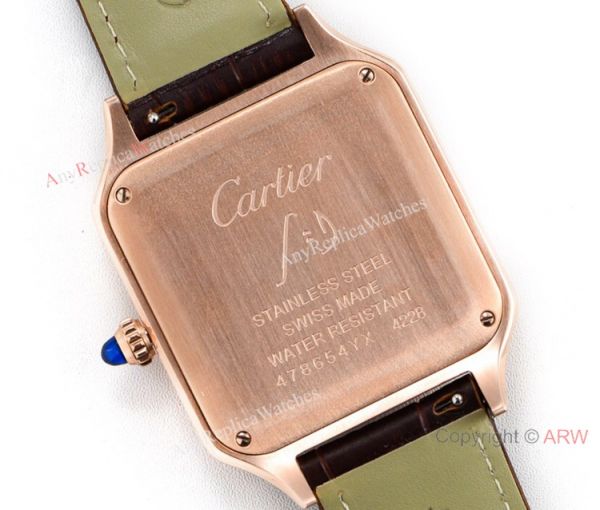 Swiss 9015 Cartier Santos-Dumont Rose Gold Watch New Cartier Watches Swiss 9015 Cartier Santos-Dumont Rose Gold Watch New Cartier Watches