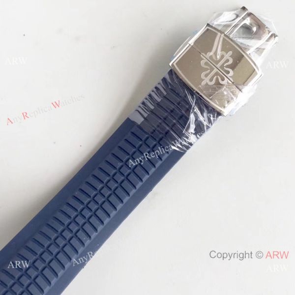 PF Factory V2 Patek Philippe Aquanaut SS Blue Dial Watch Super Clone PF Factory V2 Patek Philippe Aquanaut SS Blue Dial Watch Super Clone