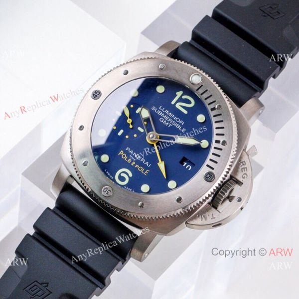 (VS) Swiss Copy Panerai Luminor Submersible 1950 3 Days GMT Titanium Watch (VS) Swiss Copy Panerai Luminor Submersible 1950 3 Days GMT Titanium Watch