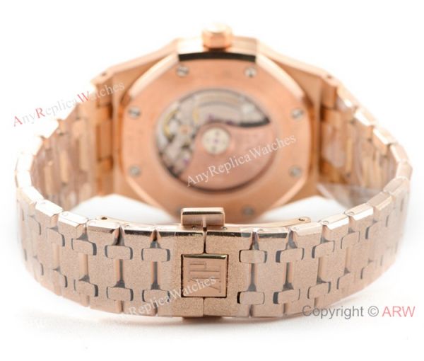 N9 Factory Swiss 3120 Audemars Piguet Frosted Rose Gold Watch Diamond Dial N9 Factory Swiss 3120 Audemars Piguet Frosted Rose Gold Watch Diamond Dial