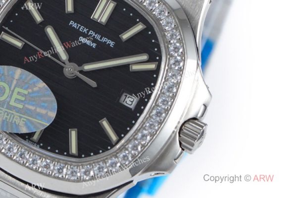 OE Factory Best Replica Patek Philippe 5711 G Nautilus SS Diamond Watches OE Factory Best Replica Patek Philippe 5711 G Nautilus SS Diamond Watches