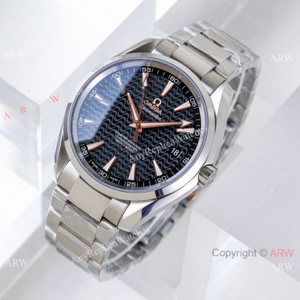 (VS)Best Replica Omega Seamaster Aqua Terra VSF 8500 Watch Stainless Steel Wave Dial (VS)Best Replica Omega Seamaster Aqua Terra VSF 8500 Watch Stainless Steel Wave Dial