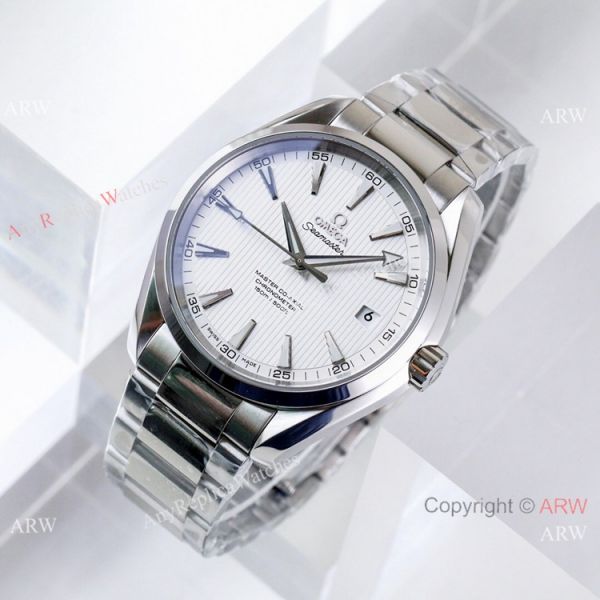 (VSF)Omega Seamaster Aqua Terra Copy Watch SS White Dial (VSF)Omega Seamaster Aqua Terra Copy Watch SS White Dial