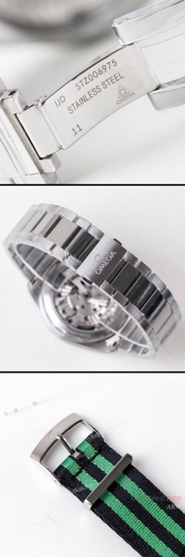 VS Factory Omega Seamaster Aqua Terra Master 150m Replica Watch Black Dial Nato Strap VS Factory Omega Seamaster Aqua Terra Master 150m Replica Watch Black Dial Nato Strap