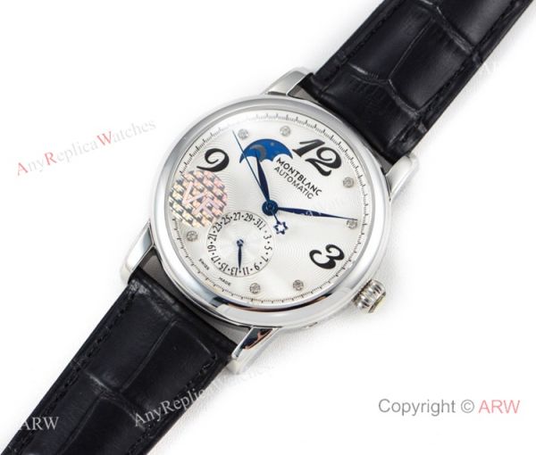 VF Swiss Fake Montblanc Star Legacy Moon SS White Face Watch Mont Blanc Knock off VF Swiss Fake Montblanc Star Legacy Moon SS White Face Watch Mont Blanc Knock off