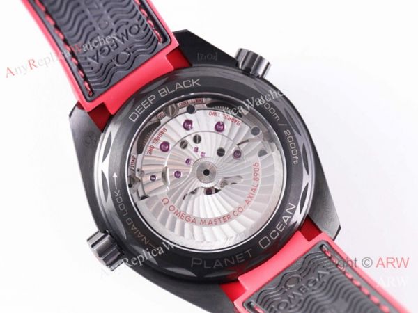 VS Factory Swiss Omega Seamaster Planet Ocean Deep 8906 Watch Black Red VS Factory Swiss Omega Seamaster Planet Ocean Deep 8906 Watch Black Red