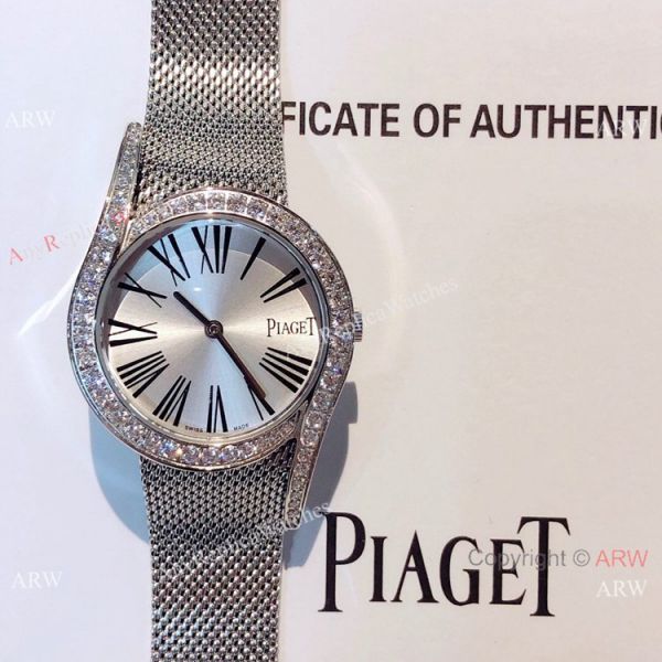 New Replica Piaget Limelight Gala Stainless Steel Silver Face Watch Swiss Quartz New Replica Piaget Limelight Gala Stainless Steel Silver Face Watch Swiss Quartz