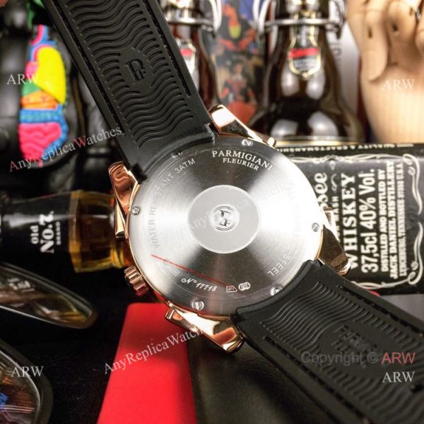 New Copy Parmigiani Fleurier Bugatti Aerolithe White Dial Rose Gold Watches 45mm New Copy Parmigiani Fleurier Bugatti Aerolithe White Dial Rose Gold Watches 45mm