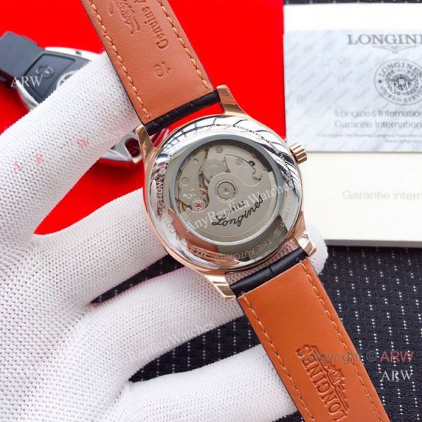 2019 Replica Longines Master Moon phase 40mm Watch Brown Leather Strap 2019 Replica Longines Master Moon phase 40mm Watch Brown Leather Strap