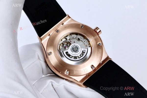 2019 Copy Hublot Classic Fusion Rose Gold Iced Out Watch 2019 Copy Hublot Classic Fusion Rose Gold Iced Out Watch