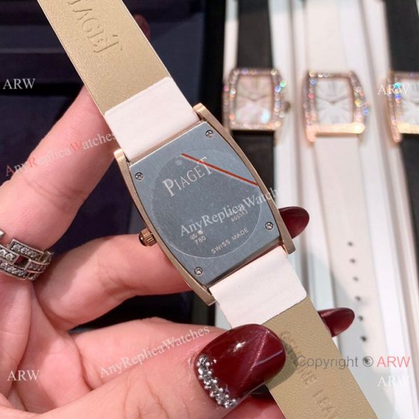 Copy Piaget Limelight Tonneau Rose Gold diamond Watch 27mm Copy Piaget Limelight Tonneau Rose Gold diamond Watch 27mm