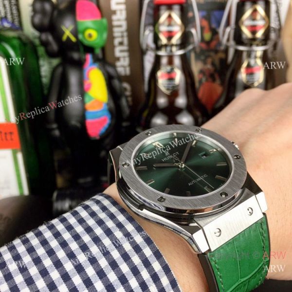 AAA Copy Hublot Classic Fusion Automatic Watches Green version AAA Copy Hublot Classic Fusion Automatic Watches Green version
