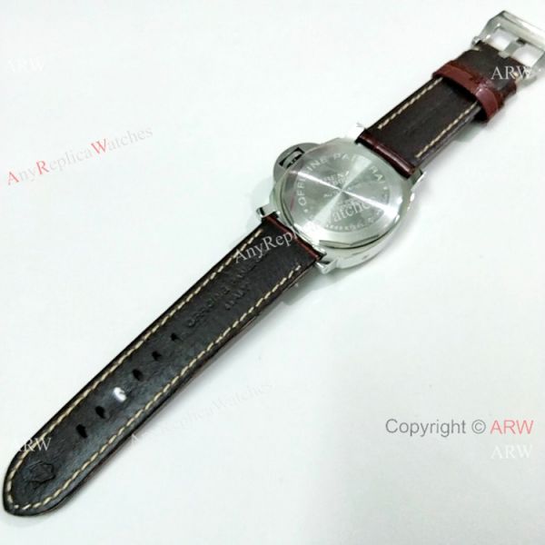 Fake Panerai Luminor GMT PAM00088 Watch Ss Brown Leather Band Fake Panerai Luminor GMT PAM00088 Watch Ss Brown Leather Band