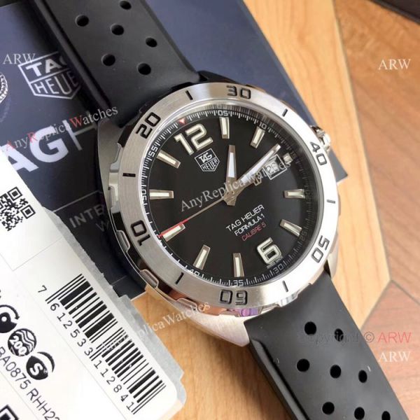 Swiss Grade Replica Tag Heuer F1 Calibre 5 Black Dial Watch 2019 New Swiss Grade Replica Tag Heuer F1 Calibre 5 Black Dial Watch 2019 New
