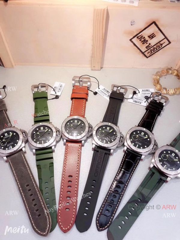 Panerai Luminor Submersible Mike Horn Edition SS Green Marker Watch PAM 985 Panerai Luminor Submersible Mike Horn Edition SS Green Marker Watch PAM 985