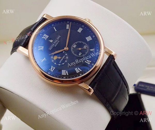 Best Replica Patek Philippe Moonphase Rose Gold White Dial Watch Best Replica Patek Philippe Moonphase Rose Gold White Dial Watch