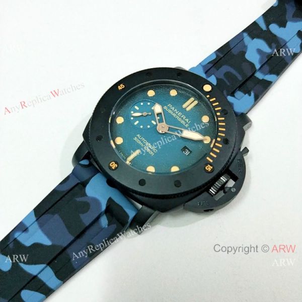 2019 New Panerai Luminor Submersible Camouflage Watch Black Case 2019 New Panerai Luminor Submersible Camouflage Watch Black Case