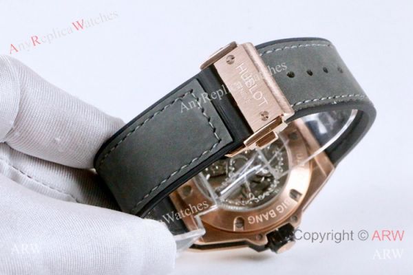 Best Fake Hublot Geneve Big Bang Skeleton Dial Rose Gold Watch 45mm Best Fake Hublot Geneve Big Bang Skeleton Dial Rose Gold Watch 45mm