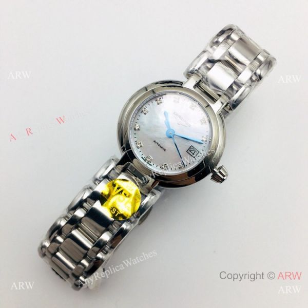 (VS) Swiss Replica Longines PrimaLuna Watch Stainless Steel MOP Dial (VS) Swiss Replica Longines PrimaLuna Watch Stainless Steel MOP Dial