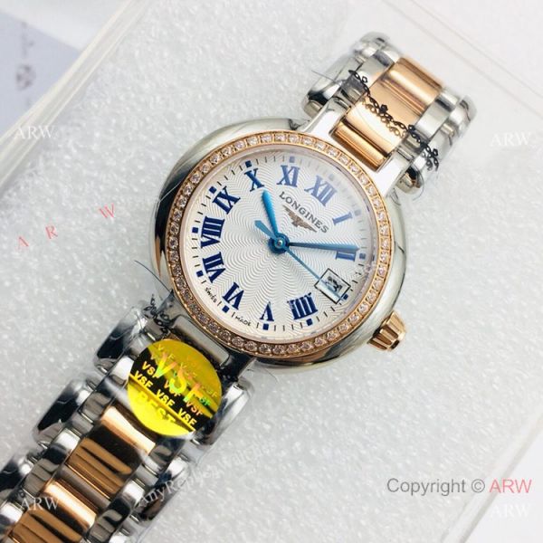VSF 1-1 Best Edition Replica Longines PrimaLuna Ladies Watch 2 Tone Rose Gold VSF 1-1 Best Edition Replica Longines PrimaLuna Ladies Watch 2 Tone Rose Gold