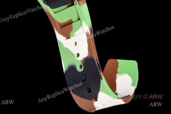 KV Factory Richard Mille RM 011 Black Kite Replica Watches With Camouflage Rubber Strap KV Factory Richard Mille RM 011 Black Kite Replica Watches With Camouflage Rubber Strap