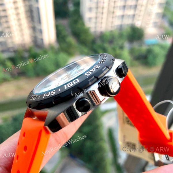 New Copy Tag Heuer F1 Formula 1 Chronograph Watches Orange and White New Copy Tag Heuer F1 Formula 1 Chronograph Watches Orange and White