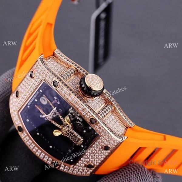 Swiss Quality Replica Richard Mille Goat Mask Automatic Watches Rose Gold Swiss Quality Replica Richard Mille Goat Mask Automatic Watches Rose Gold