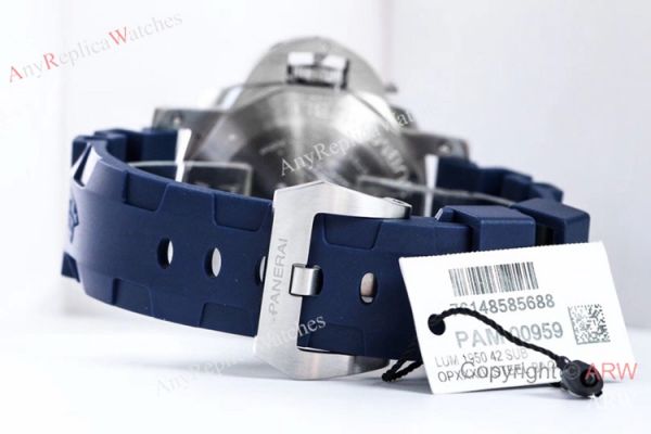(VS) Swiss Copy Panerai Luminor Submersible PAM 959 Watch Blue Bezel (VS) Swiss Copy Panerai Luminor Submersible PAM 959 Watch Blue Bezel
