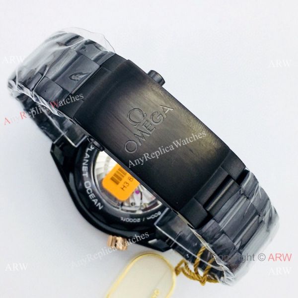 Swiss Grade Omega Planet Ocean Deep Black 600m Rose Gold Bezel Watch OE Factory Swiss Grade Omega Planet Ocean Deep Black 600m Rose Gold Bezel Watch OE Factory