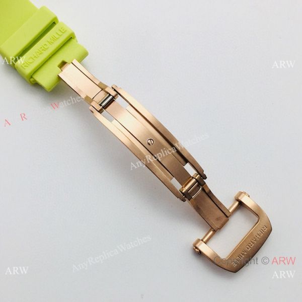 VS Factory Swiss Richard Mille RM07-03 BonBon Watch Ceramic Green Rubber Strap VS Factory Swiss Richard Mille RM07-03 BonBon Watch Ceramic Green Rubber Strap