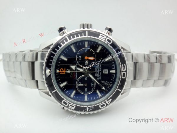 Copy Omega Planet Ocean 007 Chronograph Watch Stainless Steel Copy Omega Planet Ocean 007 Chronograph Watch Stainless Steel