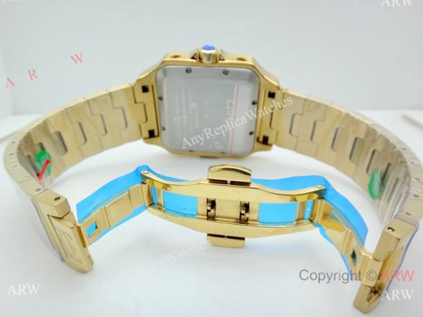 Best Quality Cartier Santos Watch All Gold Chronograph 39mm Best Quality Cartier Santos Watch All Gold Chronograph 39mm