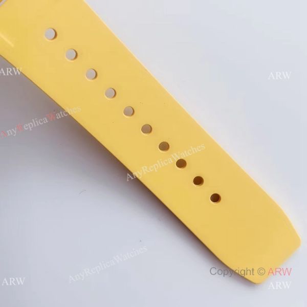 KV Factory New Replica Richard Mille RM035-02 Carbon Watch With Yellow Rubber Strap KV Factory New Replica Richard Mille RM035-02 Carbon Watch With Yellow Rubber Strap