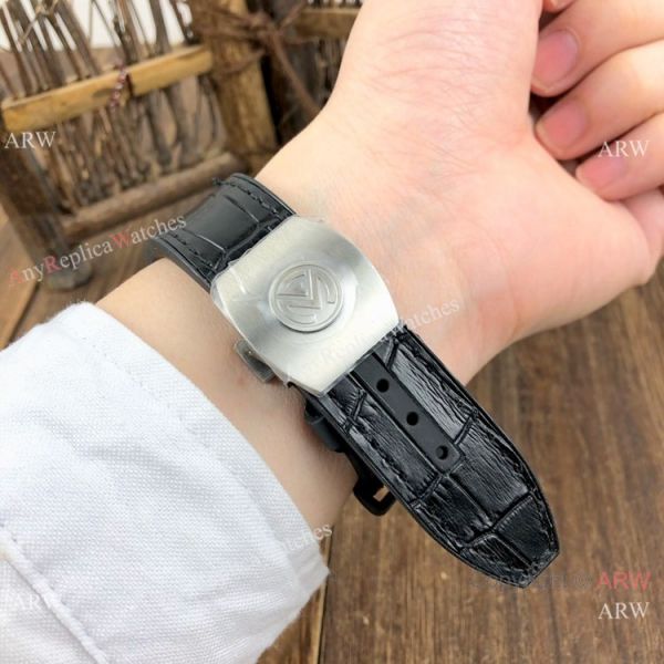 Knockoff Franck Muller Vanguard V45 Men Watch SS Black Arabic Dial Knockoff Franck Muller Vanguard V45 Men Watch SS Black Arabic Dial