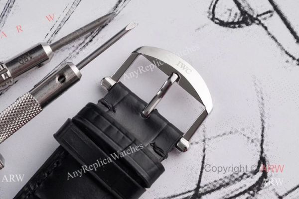 Swiss Replica IWC Portofino 8 Days Black Dial Power Reserve Automatic Watch Swiss Replica IWC Portofino 8 Days Black Dial Power Reserve Automatic Watch