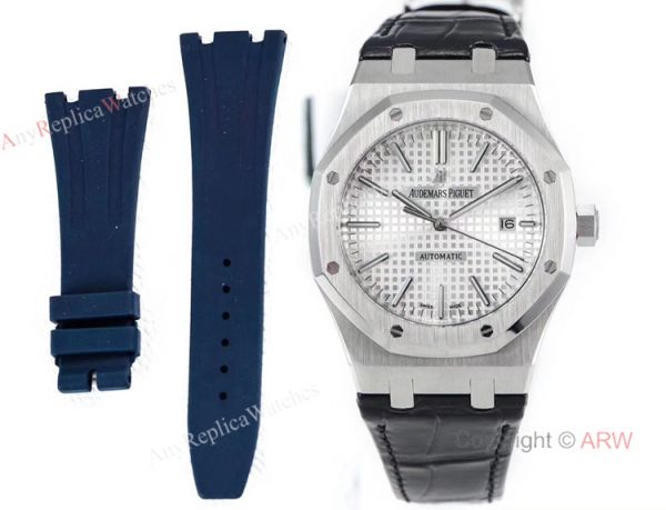 OM Factory New Upgraded Swiss Knockoff Audemars Piguet Royal Oak Silver Dial Mens Watch OM Factory New Upgraded Swiss Knockoff Audemars Piguet Royal Oak Silver Dial Mens Watch
